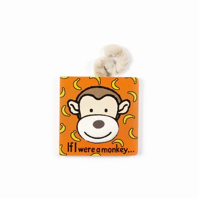 Jellycat If I Were A Monkey Board Books USA | 23905ZCDR